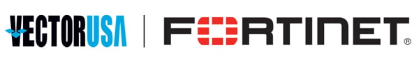 vectorusa logo and fortinet logo